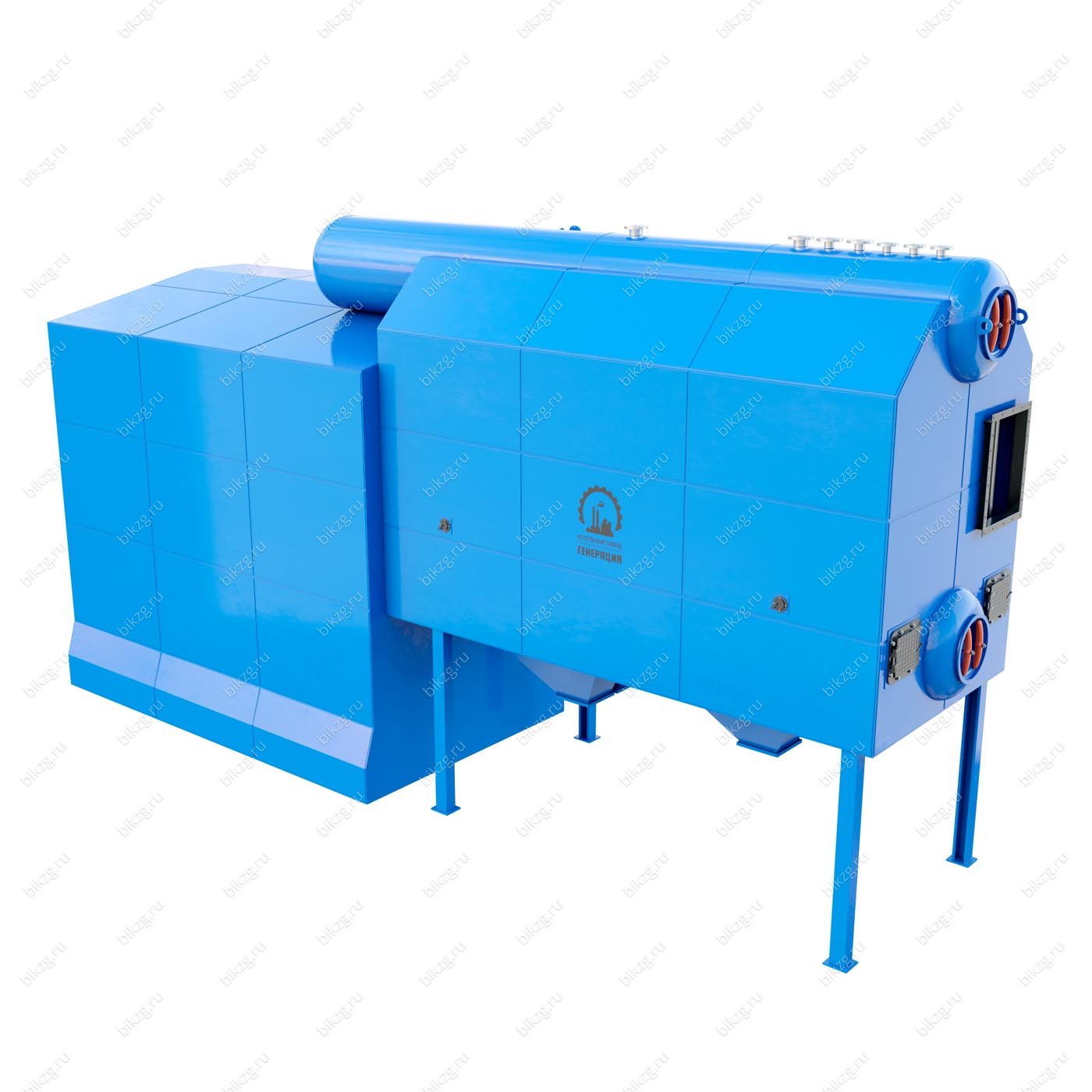 Паровой котел КЕ-25-14-225 МТД-ГМ вид сбоку